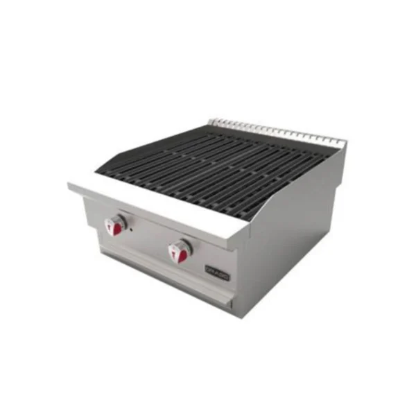 DRAGO-AG-2R/ Asador radiante de 2 quemadores
