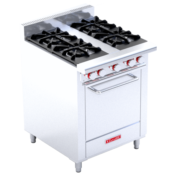 CORIAT EC-4-HM DE PISO MASTER/ Estufa a gas con 4 quemadores y horno