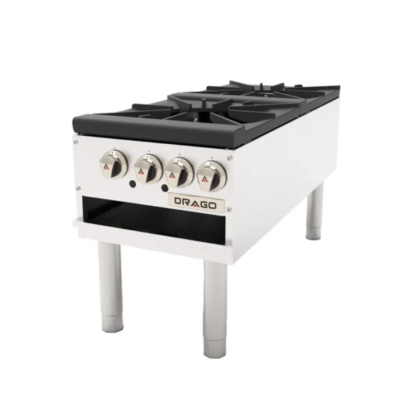 DRAGO GPFO-02-VSH/ Estufon a gas natural de 2 secciones